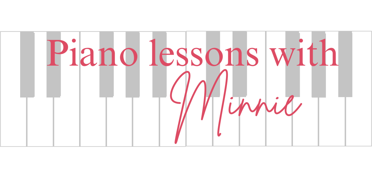 Piano with Minnie website preview.
